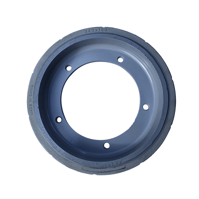 323x100 High Safety Maintenance-Free JLG Scissor Lift Solid Tyre
