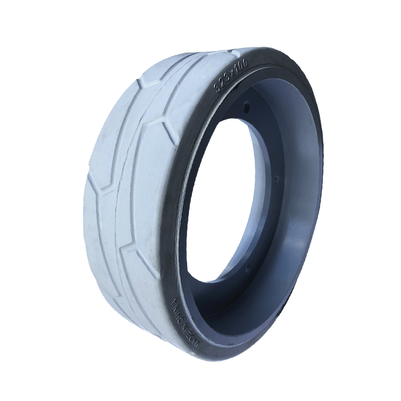 323x100  11kg Solid Tire For  JLG Scissor Lift Wheels