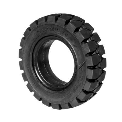 4.00-8 12KG Hanuan Brand Fatigue Resistance Maintenance-Free Solid Trailer Tyre 