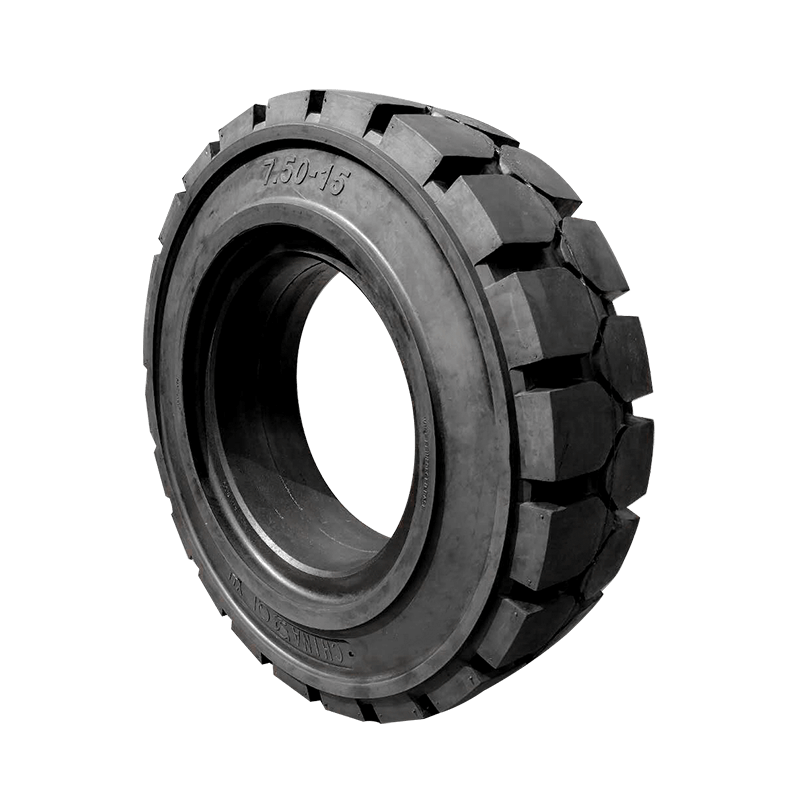7.50-15 58KG High Safety Wear Resistance Solid Tires For Forklift