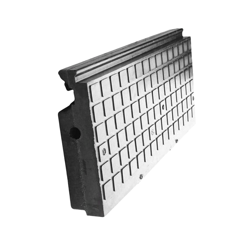 Rubber crossing plate